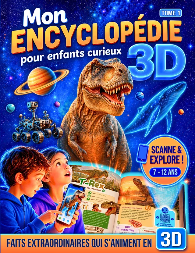 Couverture du Tome 1 de Mon Encyclopédie 3D